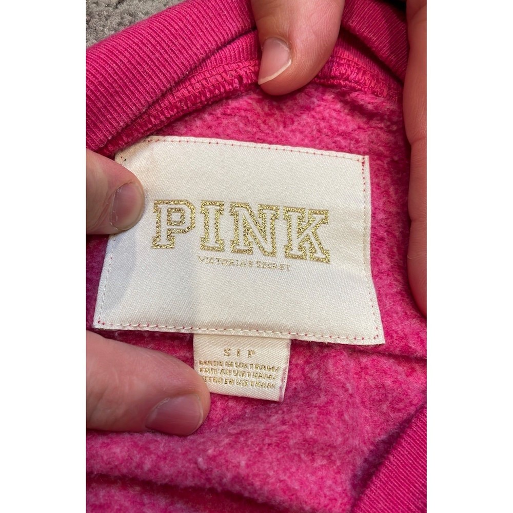 Rare Vs Pink Reversible Flip Sequin Bling Jacket - image 5